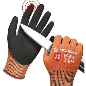 Schwer A9 Cutproof Utility Gloves Non Slip No.3326 New in Package sz. M one pair